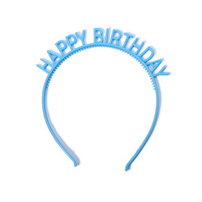 5 kom/lot Sretan rođendan Plastične trake za kosu Trake za kosu za djevojčice Sretan rođendan Trake za glavu Party Favor Ukrasi za kosu Pokrivala za glavu Veleprodaja