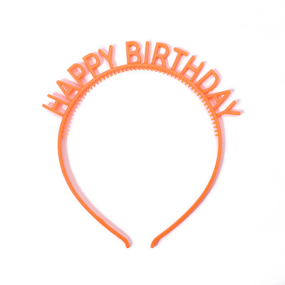 5 kom/lot Sretan rođendan Plastične trake za kosu Trake za kosu za djevojčice Sretan rođendan Trake za glavu Party Favor Ukrasi za kosu Pokrivala za glavu Veleprodaja
