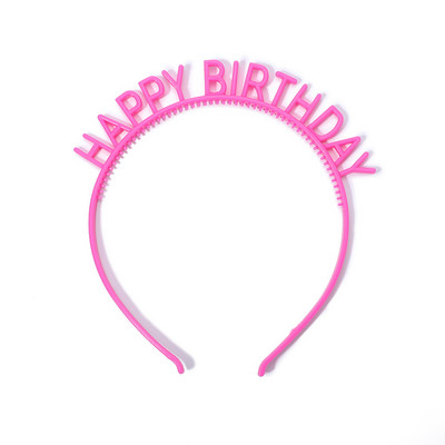 5 kom/lot Sretan rođendan Plastične trake za kosu Trake za kosu za djevojčice Sretan rođendan Trake za glavu Party Favor Ukrasi za kosu Pokrivala za glavu Veleprodaja