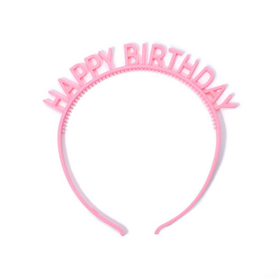 5 kom/lot Sretan rođendan Plastične trake za kosu Trake za kosu za djevojčice Sretan rođendan Trake za glavu Party Favor Ukrasi za kosu Pokrivala za glavu Veleprodaja