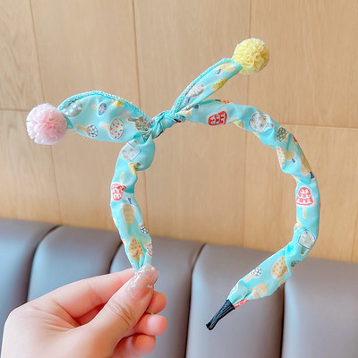 2022 Új Gyermekek Aranyos Színek Virágos hajgolyó Hajpántok Fejfedők Kislányoknak Szép hajpántok Fejpántok Gyerekeknek Hajkiegészítők