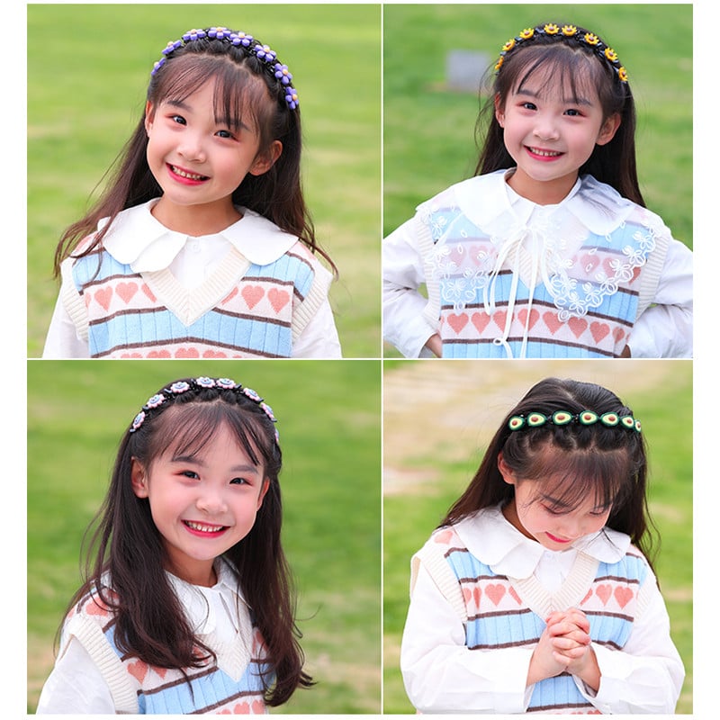 Nove crtane trake za kosu za djevojčice Traka za glavu pletena kopča za kosu Traka za kosu Obruč za kosu Slatka ukosnica dodaci za kosu ukrasi za djevojčice