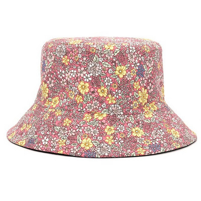 Prozračni šešir s cvjetnim ukrasima, ribarski šešir za sunčanje, šešir za sunčanje na otvorenom, Panama za muškarce, žene s ravnim vrhom