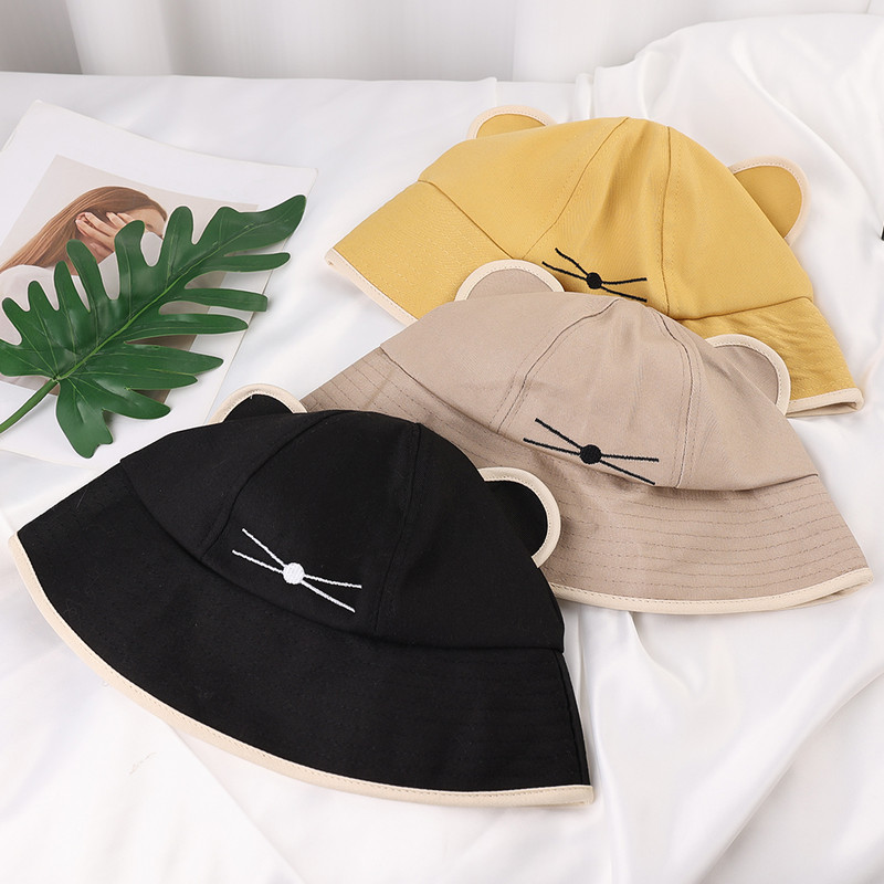 2023. Novi šešir s kantom s mačjim ušima iz crtanog filma Panama Ribička kapa Slatki šešir u obliku žabe Homme Femme Bob Chapeau Ribarski šešir za sunčanje na otvorenom