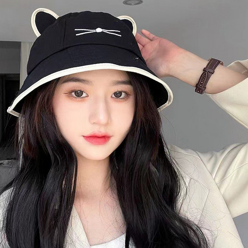 2023. Novi šešir s kantom s mačjim ušima iz crtanog filma Panama Ribička kapa Slatki šešir u obliku žabe Homme Femme Bob Chapeau Ribarski šešir za sunčanje na otvorenom