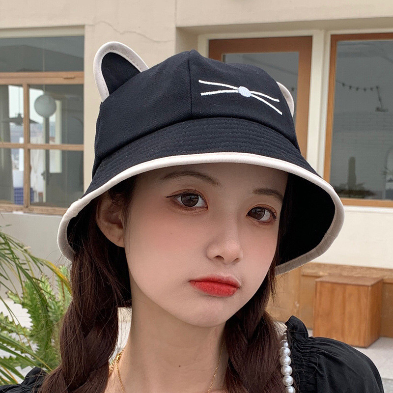 2023. Novi šešir s kantom s mačjim ušima iz crtanog filma Panama Ribička kapa Slatki šešir u obliku žabe Homme Femme Bob Chapeau Ribarski šešir za sunčanje na otvorenom