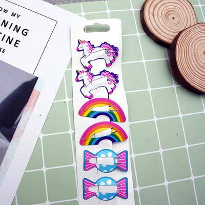 6kom dječje kopče za kosu za djecu, djecu, djevojčice, dodaci za kosu, slatki crtani, voće, životinje, ukosnice, igle, ukosnice u boji