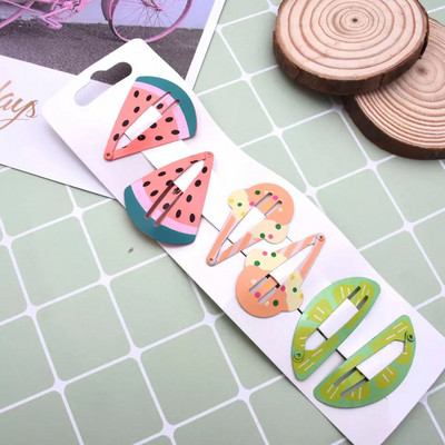 6kom dječje kopče za kosu za djecu, djecu, djevojčice, dodaci za kosu, slatki crtani, voće, životinje, ukosnice, igle, ukosnice u boji