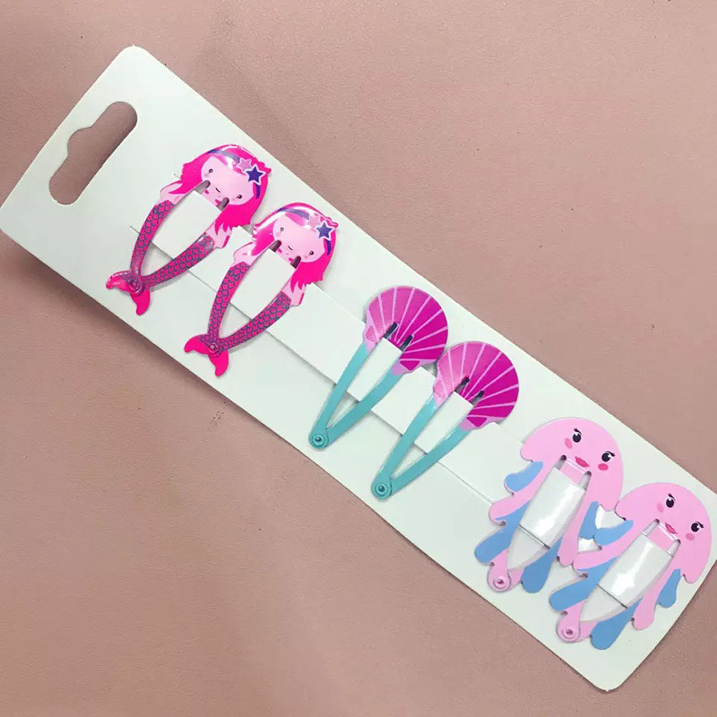 6kom dječje kopče za kosu za djecu, djecu, djevojčice, dodaci za kosu, slatki crtani, voće, životinje, ukosnice, igle, ukosnice u boji