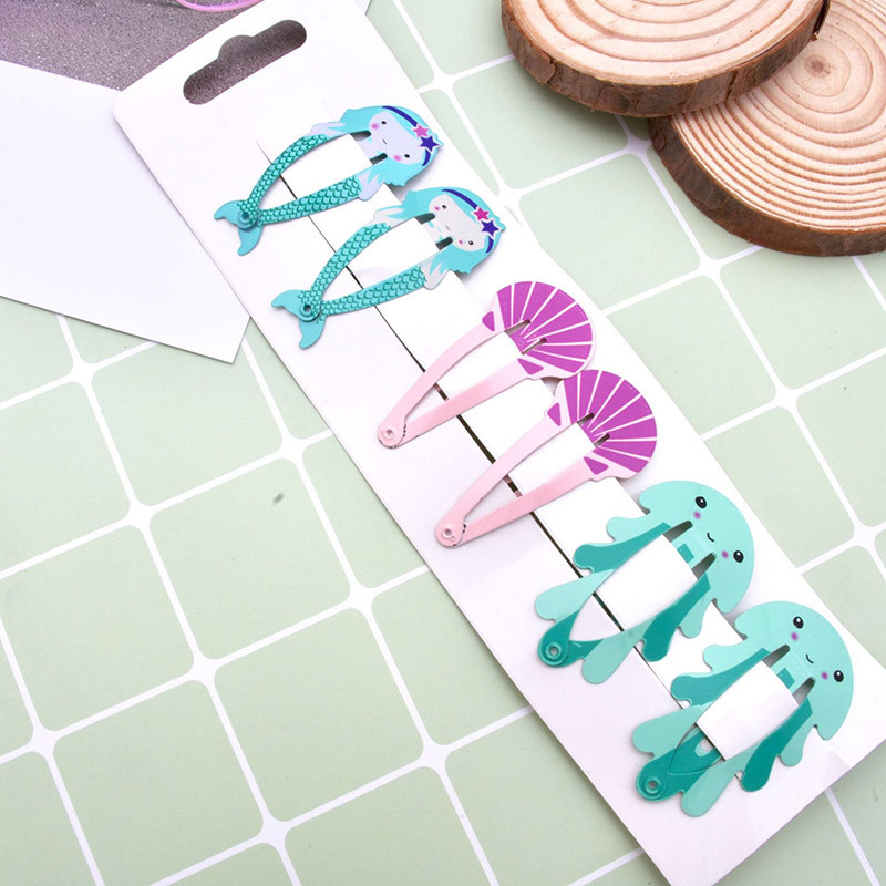 6kom dječje kopče za kosu za djecu, djecu, djevojčice, dodaci za kosu, slatki crtani, voće, životinje, ukosnice, igle, ukosnice u boji