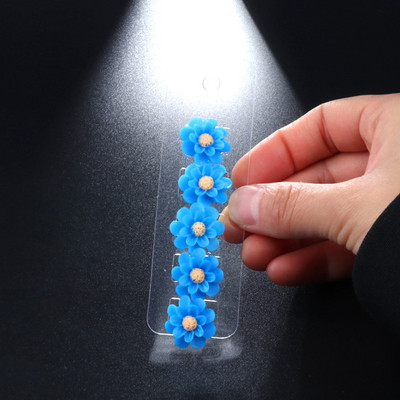 5db kis virág csatos hajcsat hajtűk női lányoknak kristály strassz virágos haj karmok haj kiegészítők kézzel készített barkácsolás