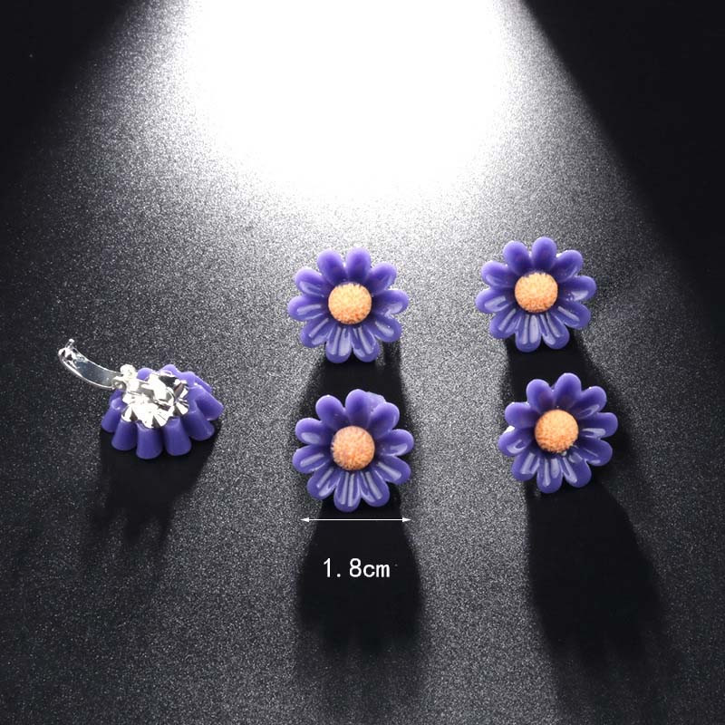 5db kis virág csatos hajcsat hajtűk női lányoknak kristály strassz virágos haj karmok haj kiegészítők kézzel készített barkácsolás