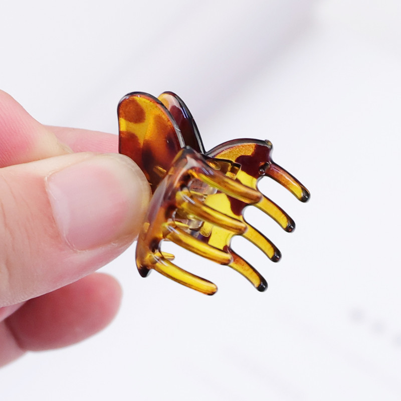 2021, novo 6kom/kartica, dječja kandža za kosu za djevojčice Leopard prozirne srednje kopče za kosu Dodaci Prekrasni alati za frizuru