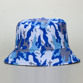 Letné jesenné vedrové klobúky Dámske módne panamské klobúky Dámske modré námornícke maskáčové rybárske čiapky pre ženy