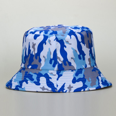 Letné jesenné vedrové klobúky Dámske módne panamské klobúky Dámske modré námornícke maskáčové rybárske čiapky pre ženy