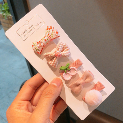 5 vnt./stal. Kūdikių mergaitei mielas animacinis filmukas, gėlių lankelis, papuošalas plaukams segtukai vaikams, mielos, mielos segtukai, plaukų segtukai, vaikų plaukų aksesuarai