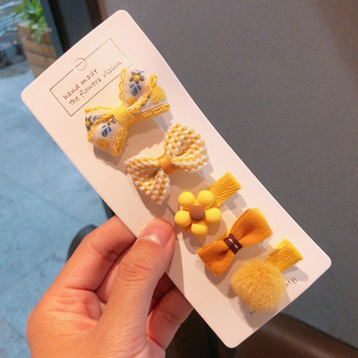 5 vnt./stal. Kūdikių mergaitei mielas animacinis filmukas, gėlių lankelis, papuošalas plaukams segtukai vaikams, mielos, mielos segtukai, plaukų segtukai, vaikų plaukų aksesuarai