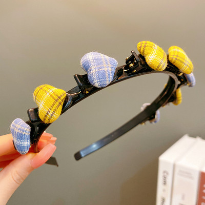 Little Girls Cute Star Love Pinta plaukų juosta vaikams Geometrinė plaukų lanko galvos juosta Spalvinga plaukų juosta Vaikų plaukų aksesuarai