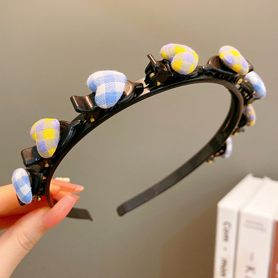 Little Girls Cute Star Love Pinta plaukų juosta vaikams Geometrinė plaukų lanko galvos juosta Spalvinga plaukų juosta Vaikų plaukų aksesuarai