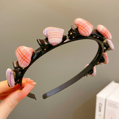 Little Girls Cute Star Love Pinta plaukų juosta vaikams Geometrinė plaukų lanko galvos juosta Spalvinga plaukų juosta Vaikų plaukų aksesuarai