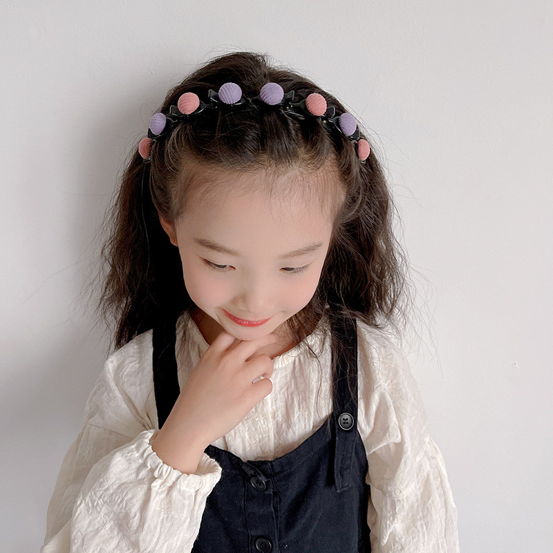 Little Girls Cute Star Love Pinta plaukų juosta vaikams Geometrinė plaukų lanko galvos juosta Spalvinga plaukų juosta Vaikų plaukų aksesuarai