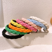 2022. Nova slatka djevojka, princeza, pleteni dodaci za kosu, korejska modna dječja traka za kosu s upletenim pletenicama