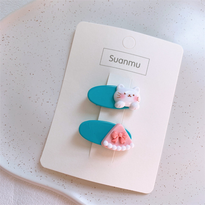 2023, noua moda pentru copii, agrafe ovale colorate, accesorii de par, coreeana, drăguță, prințesa, animal din desene animate, agrafă de păr, accesorii pentru cap