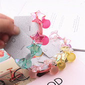 2 kom/lot Colour Simplicity Djevojčice Elastične trake za kosu Držač za konjski rep Rezalice za kosu Uže Uže Baby Slatki dodaci Princeza