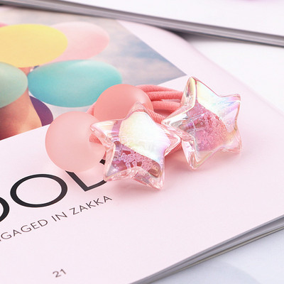 2 kom/lot Colour Simplicity Djevojčice Elastične trake za kosu Držač za konjski rep Rezalice za kosu Uže Uže Baby Slatki dodaci Princeza