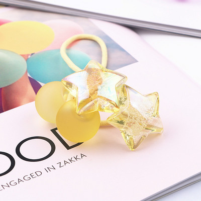 2 kom/lot Colour Simplicity Djevojčice Elastične trake za kosu Držač za konjski rep Rezalice za kosu Uže Uže Baby Slatki dodaci Princeza