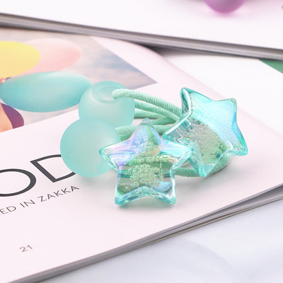 2 kom/lot Colour Simplicity Djevojčice Elastične trake za kosu Držač za konjski rep Rezalice za kosu Uže Uže Baby Slatki dodaci Princeza