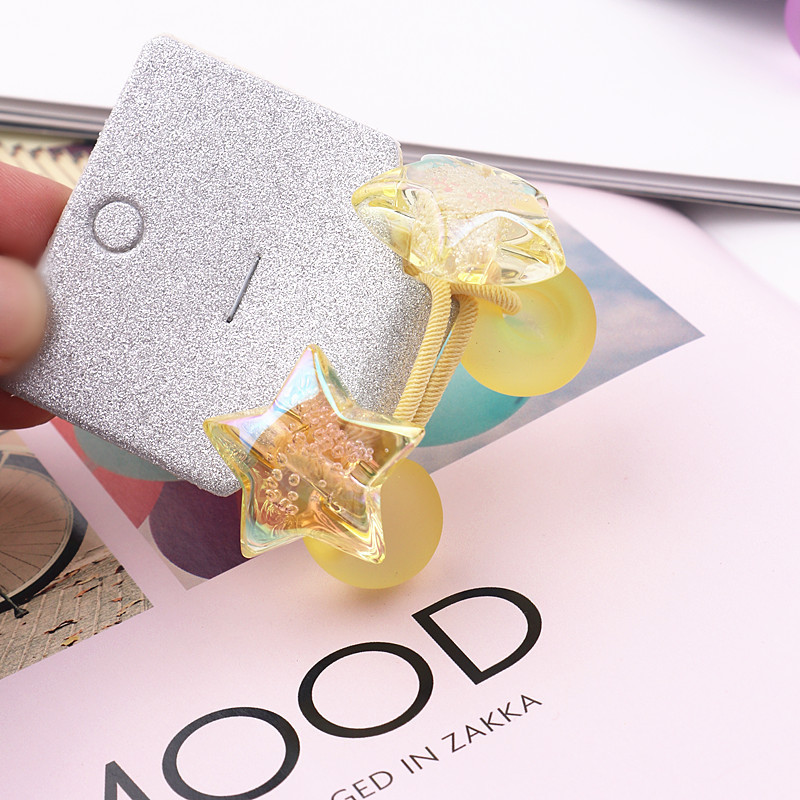 2 kom/lot Colour Simplicity Djevojčice Elastične trake za kosu Držač za konjski rep Rezalice za kosu Uže Uže Baby Slatki dodaci Princeza