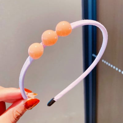 Moda Copii Culoarea bomboană Cercetă pentru păr Rochie de cap coreeană Bandă pentru cap pentru fete drăguțe cu desene animate Accesorii pentru păr