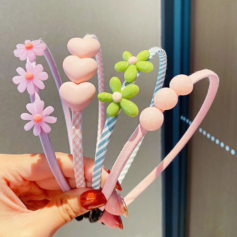 Moda Copii Culoarea bomboană Cercetă pentru păr Rochie de cap coreeană Bandă pentru cap pentru fete drăguțe cu desene animate Accesorii pentru păr