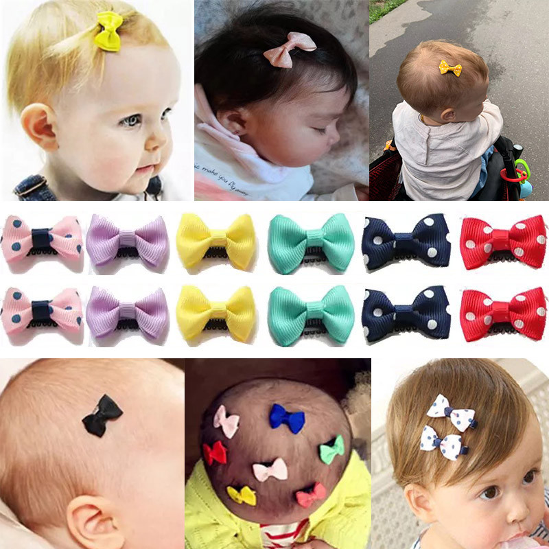 10 bucăți/set pentru fetițe, panglică cu fundă, agrafe de păr pentru copii, agrafe dulci, agrafe, accesorii de păr pentru copii