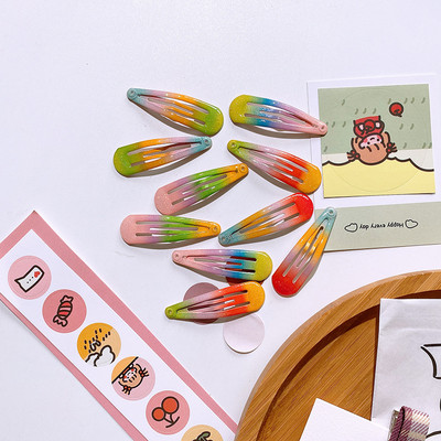 5/10 kom Žene Djevojke BB Ukosnice Zvjezdice Kopice za kosu duginih boja Metalne ukosnice za bebe Djecu Dodaci za oblikovanje