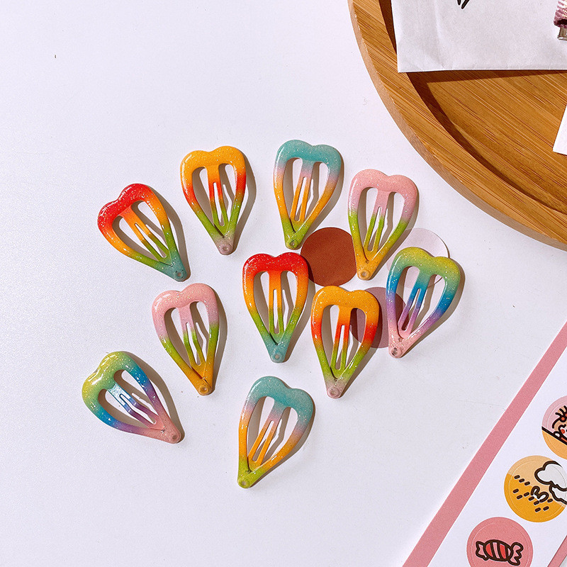 5/10 kom Žene Djevojke BB Ukosnice Zvjezdice Kopice za kosu duginih boja Metalne ukosnice za bebe Djecu Dodaci za oblikovanje