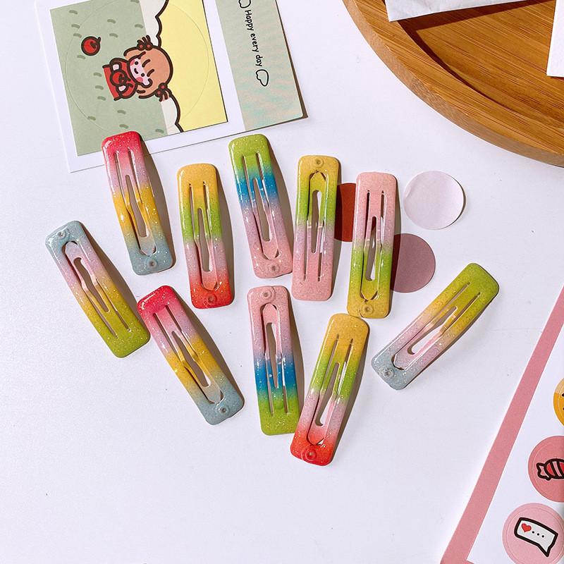 5/10 kom Žene Djevojke BB Ukosnice Zvjezdice Kopice za kosu duginih boja Metalne ukosnice za bebe Djecu Dodaci za oblikovanje