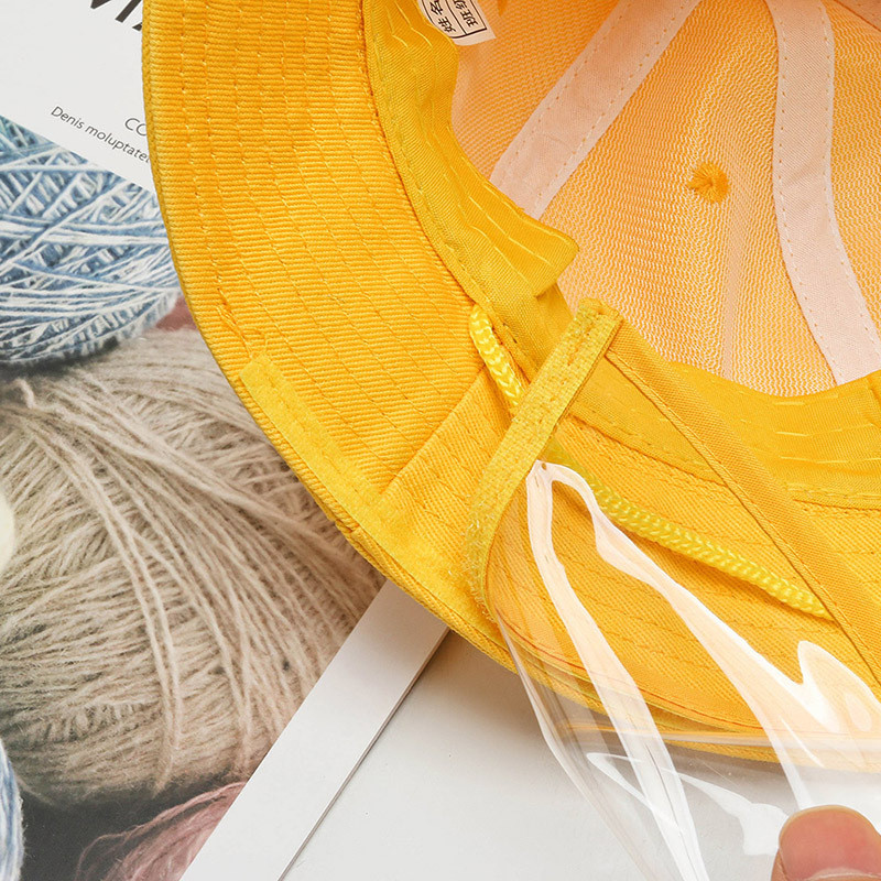 K350-Žvejo kepurė Moteriška kepuraitė Paprasta literatūrinė kepuraitė iš išorės