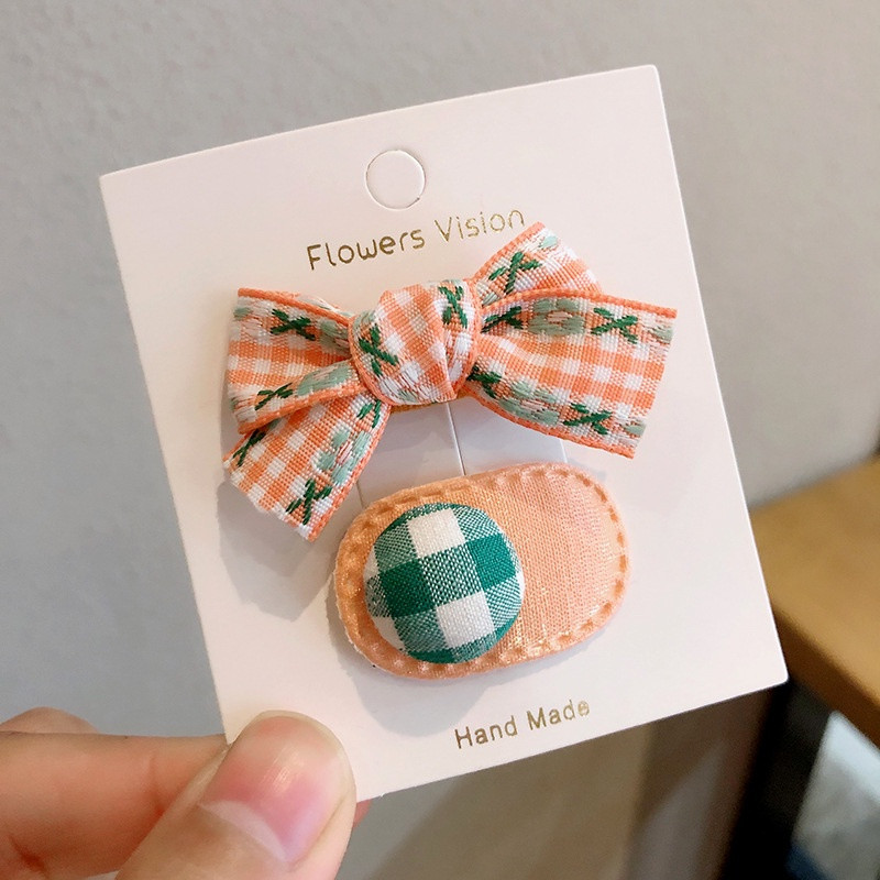 2 ks/sada detských sponiek do vlasov, detských sponiek s kvetinovou mašľou, kreslených sponiek do vlasov, dievčenských doplnkov do vlasov, pokrývok hlavy