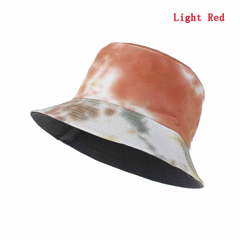 Novi šešir s kravatom Ženski proljeće ljeto Dvostrano dostupan pamuk s kupolom Ženski ribarski šešir Plavi 0range Ležerni šešir za sunce W064