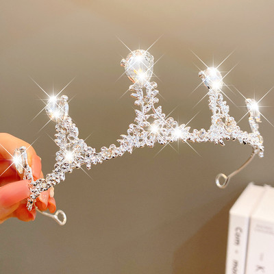 Απομίμηση μαργαριταρένιου κρυστάλλου στρας Hairband Cosplay Princess Headband Girl Χρόνια πολλά Hair Hoop Band Band Party Αξεσουάρ μαλλιών