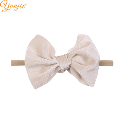 1 buc 4,5 inchi fundițe de păr din catifea bentite elastice din nailon pentru fete bentiță din nailon moale pentru copii, vânzare caldă, banda de păr, accesorii pentru păr