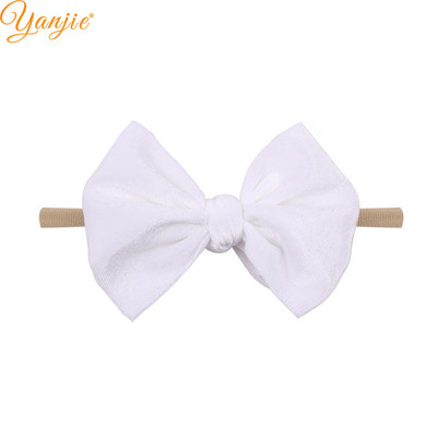 1 buc 4,5 inchi fundițe de păr din catifea bentite elastice din nailon pentru fete bentiță din nailon moale pentru copii, vânzare caldă, banda de păr, accesorii pentru păr