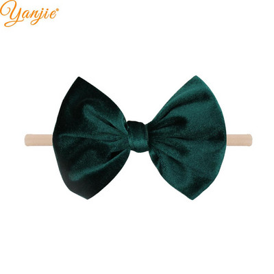 1 buc 4,5 inchi fundițe de păr din catifea bentite elastice din nailon pentru fete bentiță din nailon moale pentru copii, vânzare caldă, banda de păr, accesorii pentru păr