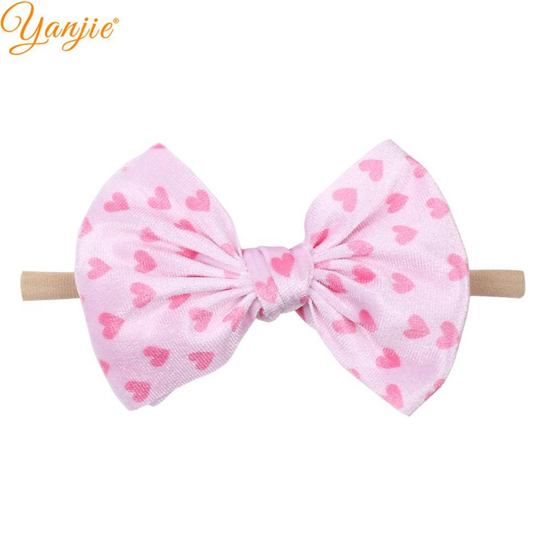 1 buc 4,5 inchi fundițe de păr din catifea bentite elastice din nailon pentru fete bentiță din nailon moale pentru copii, vânzare caldă, banda de păr, accesorii pentru păr