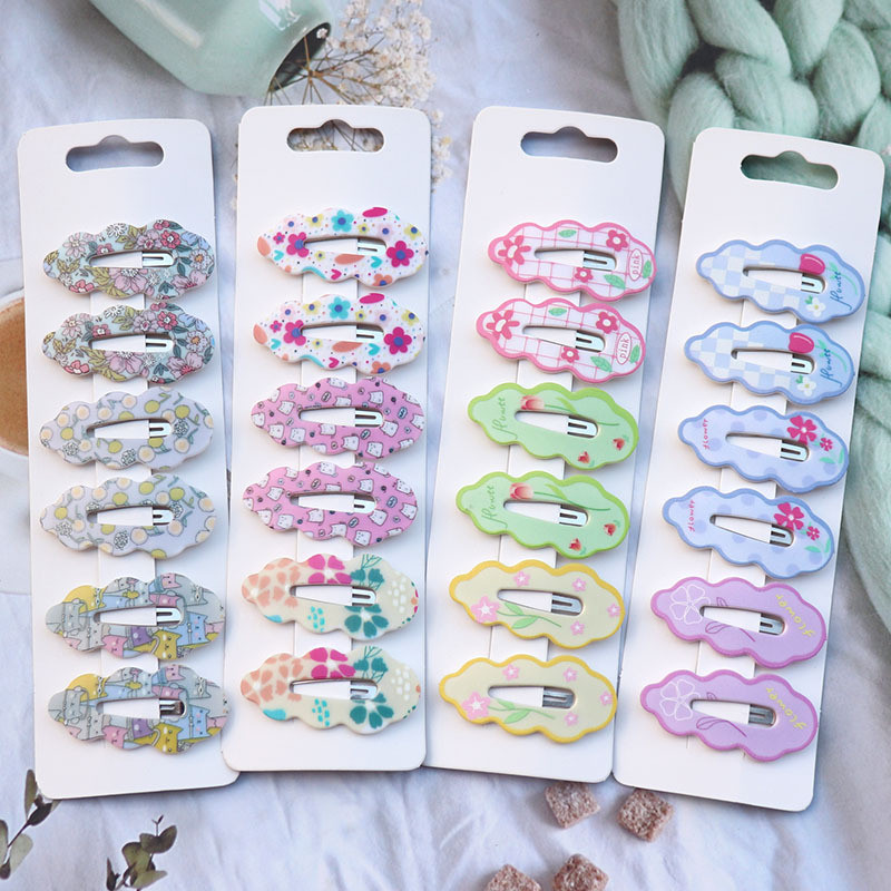 Ženski dodaci za kosu 20 kom./lot Slatka slatka djevojka Štipaljka za kosu u boji oblaka Valoviti ukrasi za glavu Pokrivala za glavu slatkih djevojaka