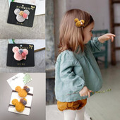 2/3/5 komada Vuneni medvjed Dječje kopče za kosu za djevojčice Plišane životinje Dječje ukosnice Ukosnice omotane tkaninom Elastične gumice za kosu Vezice Uže