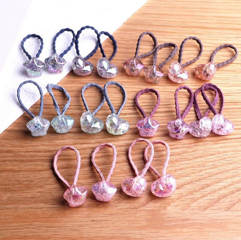 20 de bucăți noi desene animate mickey Minge de culoare pentru copii stele cap benzi elastice pentru păr pentru bebeluși frânghii de păr accesorii de păr pentru fete