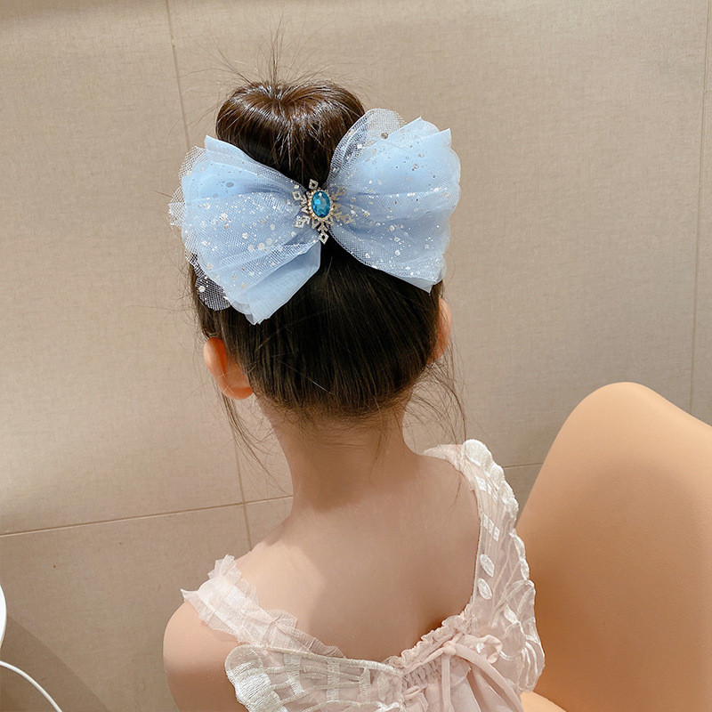 Arc cu perle strasuri coroana elastica banda de par fetita copii copii frânghie par inel cravata femei scrunchies accesorii pentru par articole pentru acoperirea capului